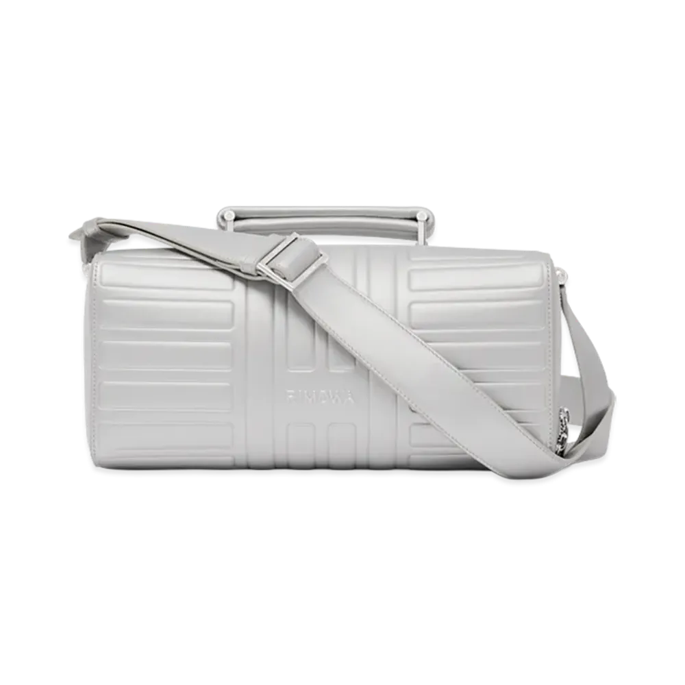 RIMOWA Groove - Leather Cross-Body Bag Large "Silver"