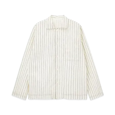 Stussy TEKLA POPLIN PAJAMA SHIRT "Hand Drawn Stripes"