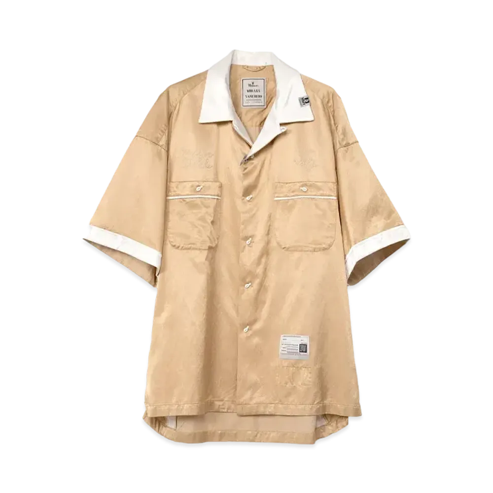 Maison MIHARA YASUHIRO EXCLUSIVE Bowling Shirt "White"
