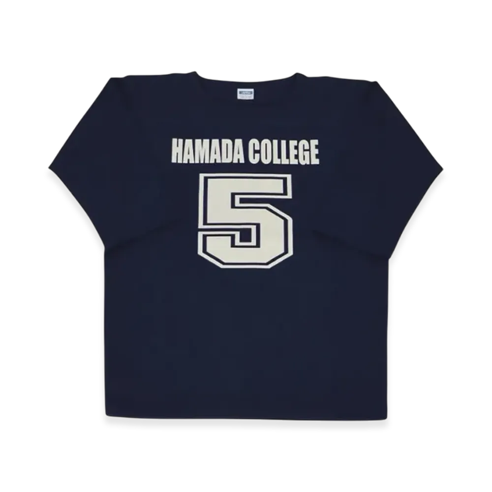 SAPEur x MASATOSHI HAMADA vol.9 Youth Hamada College Football 3/4 Sleeve Tee "Navy"