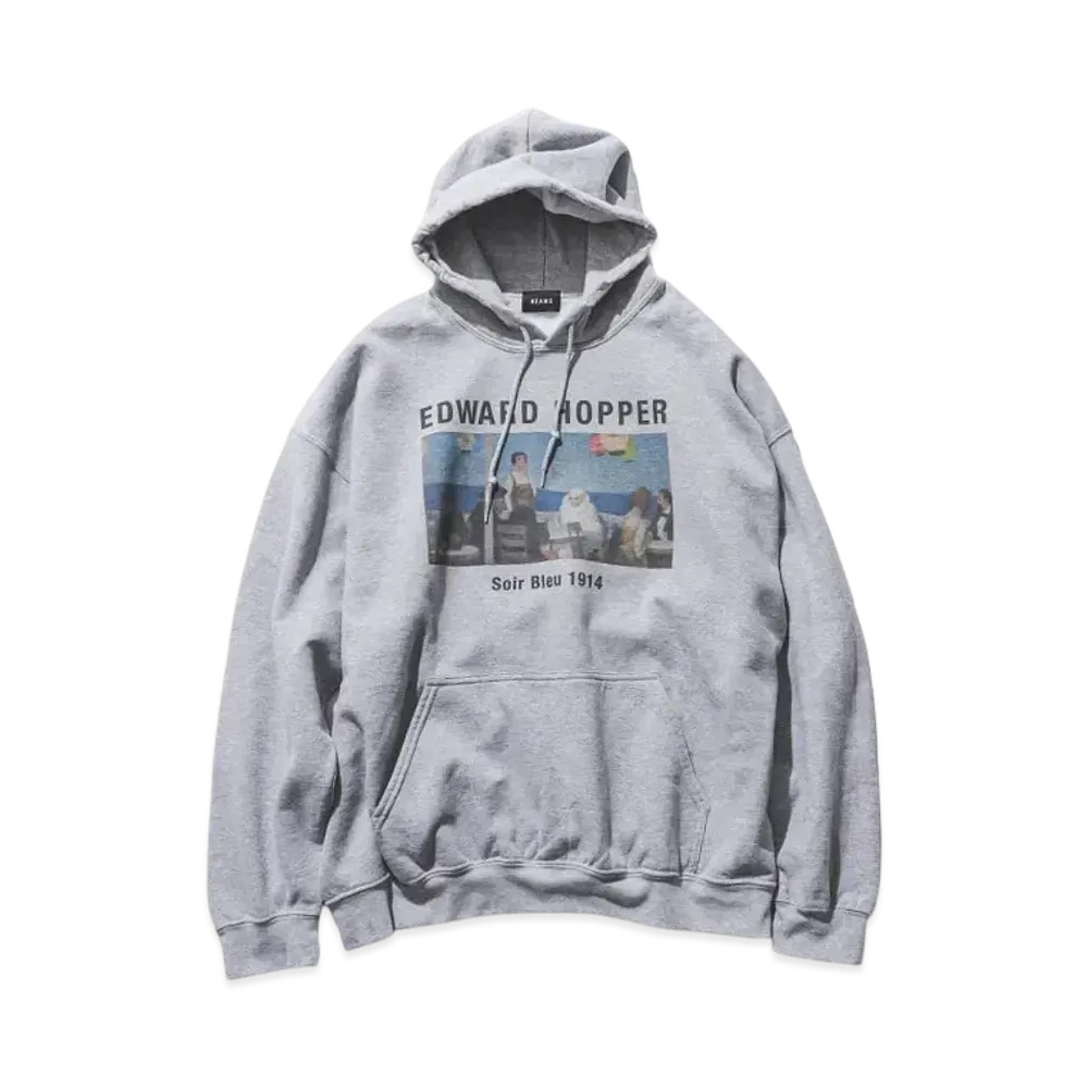BEAMS EDWARD Hopper Hoodie "Gray"