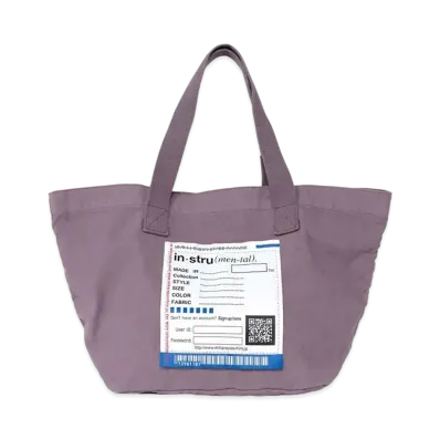 Maison MIHARA YASUHIRO Big Name Tote Bag "Purple"
