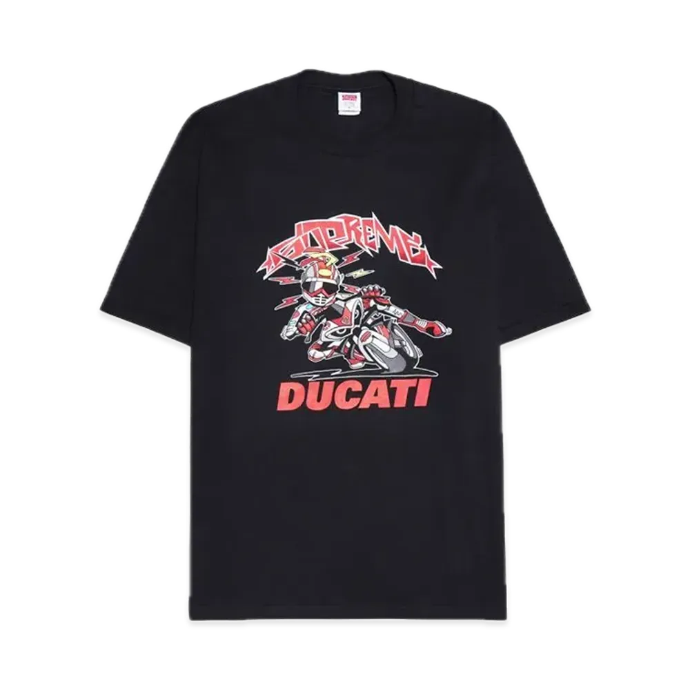 Supreme x Ducati Bike Tee "Black"