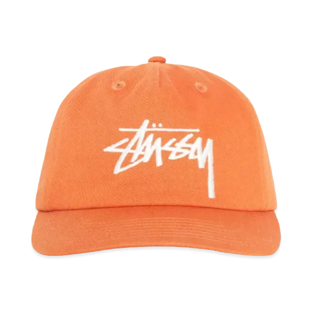 Stussy Mid-Depth Big Stock Snapback "Brick"