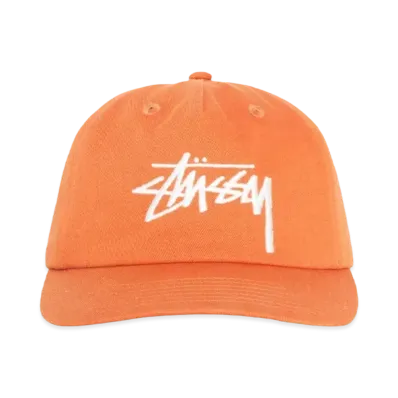 Stussy Mid-Depth Big Stock Snapback "Brick"