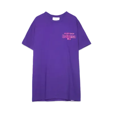 SOUND SHOP balansa ssb logo tee "PURPLE/PINK"