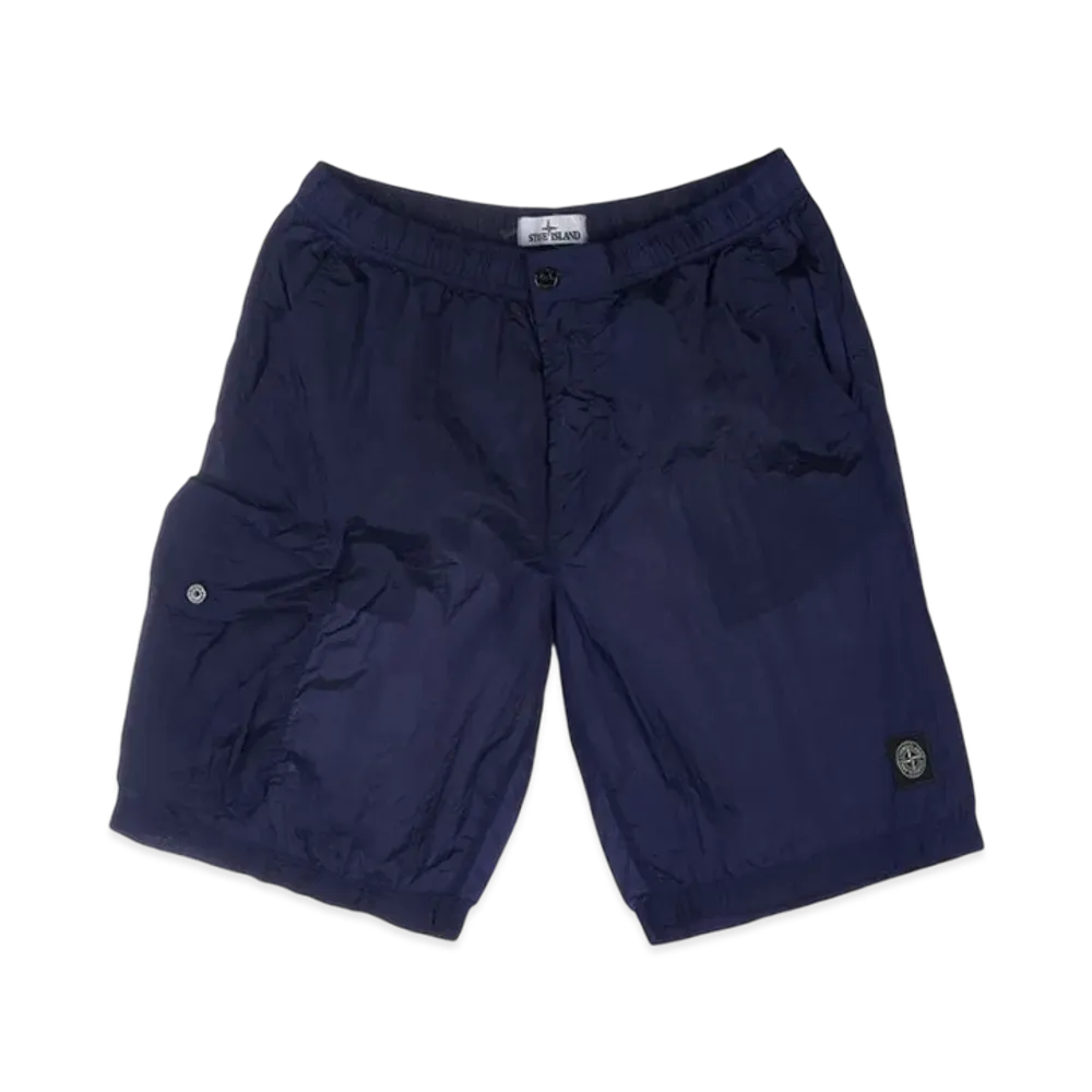 Stone Island B0543 Nylon Metal Garment Dyed Long Swimming Trunk - 22SS "Royal Blue"