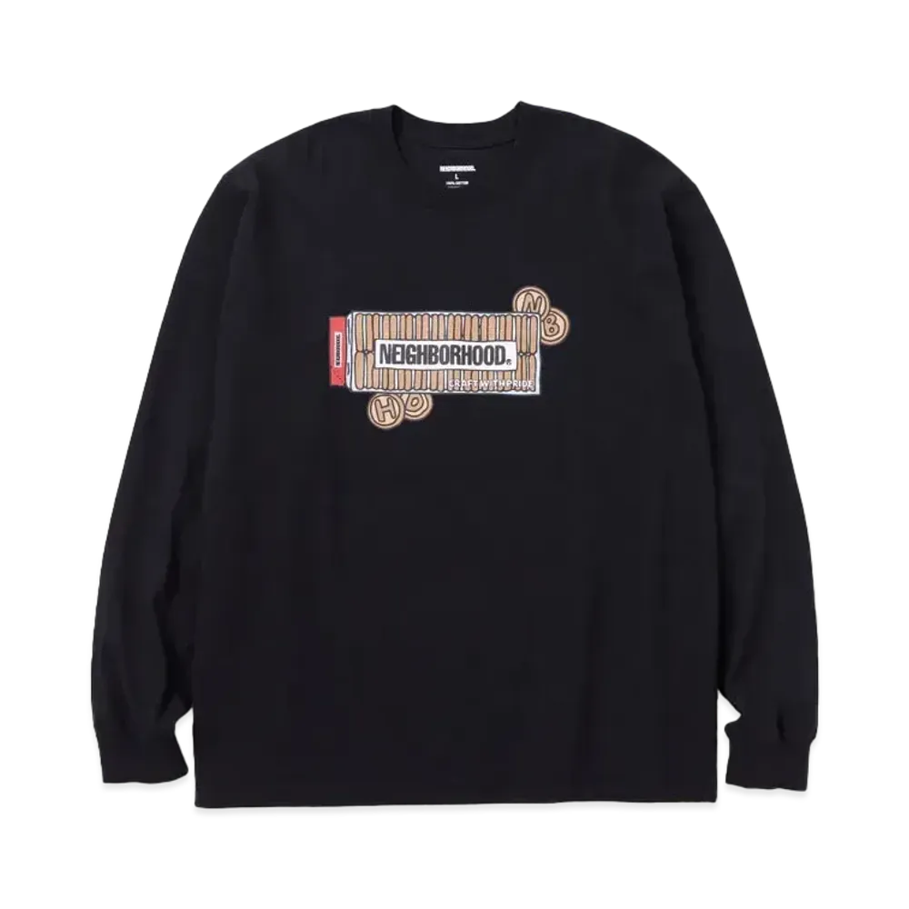 NEIGHBORHOOD NH . Tee LS-19 "Black"