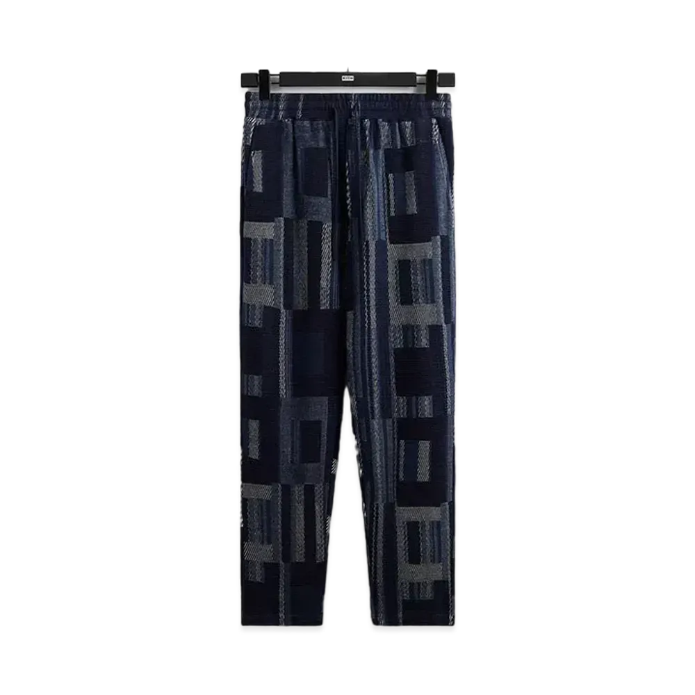 Kith Geometric Knit Elmhurst Pant "Nocturnal"