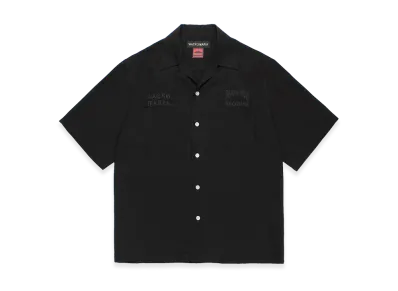 WACKO MARIA x Death Row Records 50's Open Collar Shirt "Black/Purple"