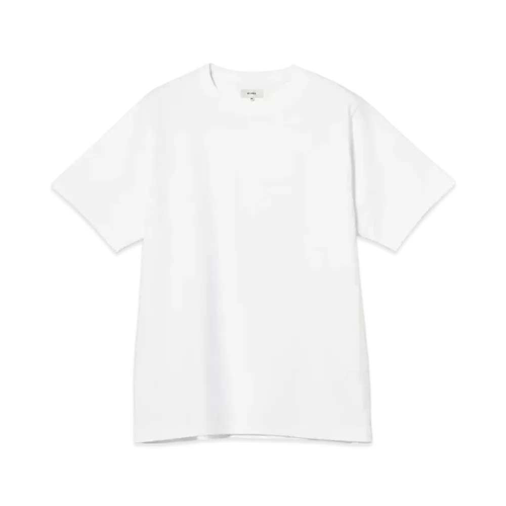 BEAMS Plain Crew Neck T-Shirt "White"