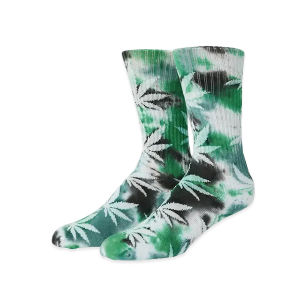 HUF Plantlife Tiedye Socks "Green"