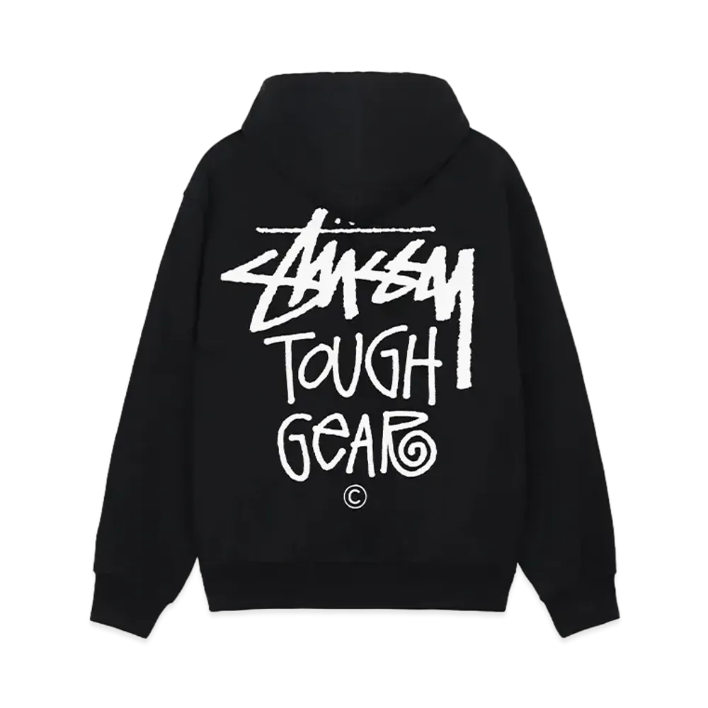 Stussy Tough Gear Hoodie "Black"