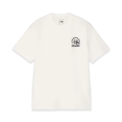 The North Face Short Sleeve Fine Alpine Mountain Tee "White"