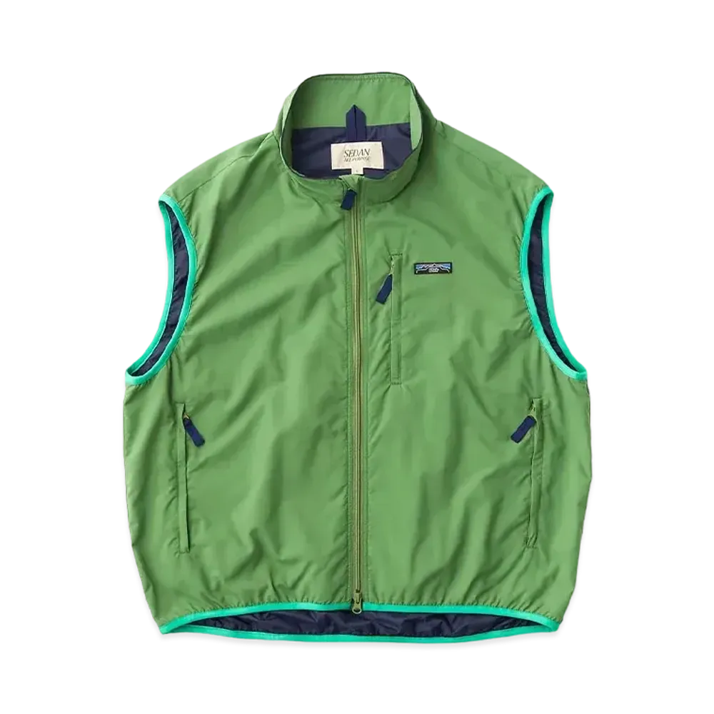 SEDAN ALL-PURPOSE Full Zip Packable Vest "Green"
