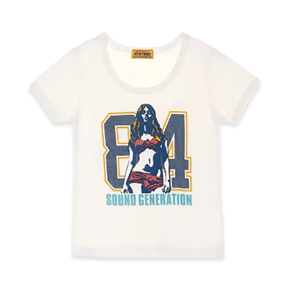 HYSTERIC GLAMOUR 84 Sounds T-Shirt "White"