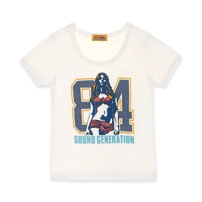 HYSTERIC GLAMOUR 84 Sounds T-Shirt "White"