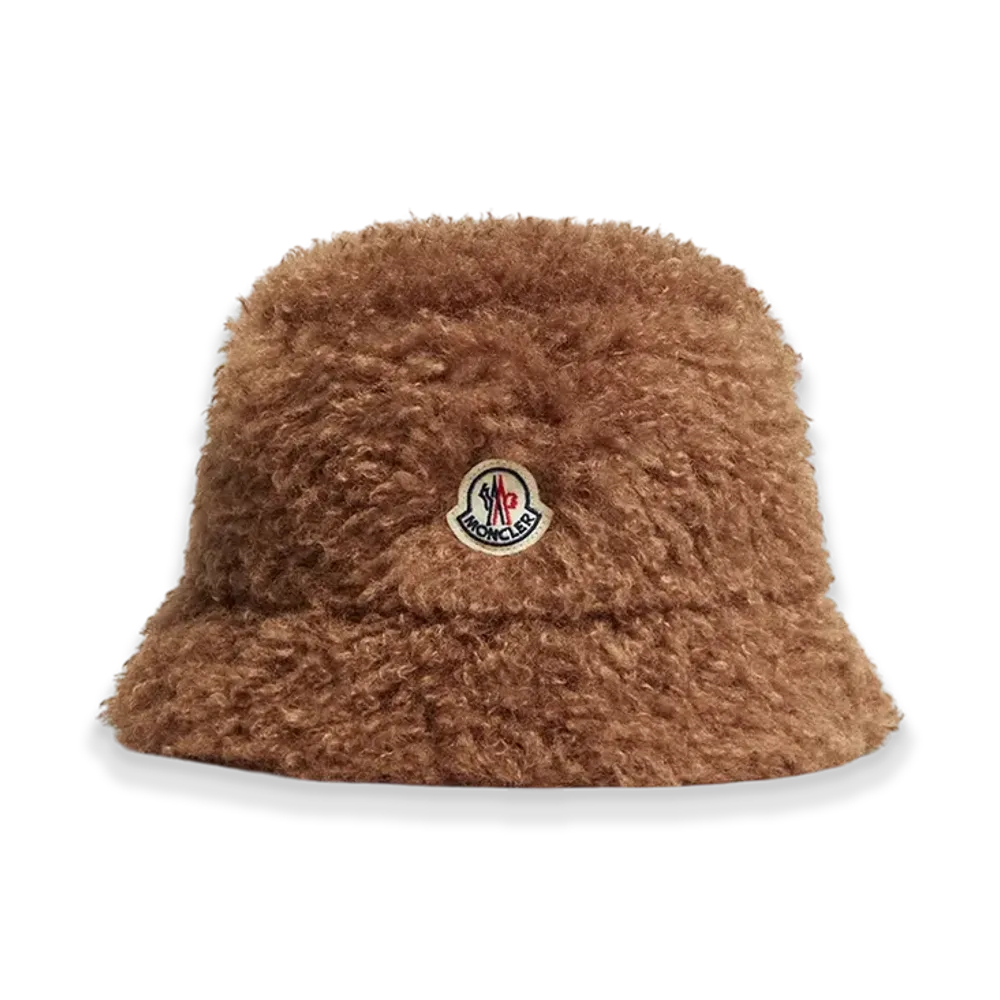 MONCLER Teddy Bucket Hat "Beige"
