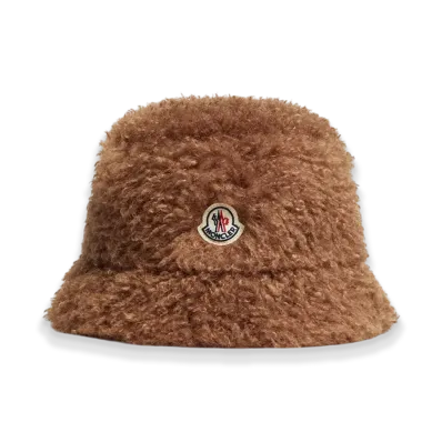 MONCLER Teddy Bucket Hat "Beige"