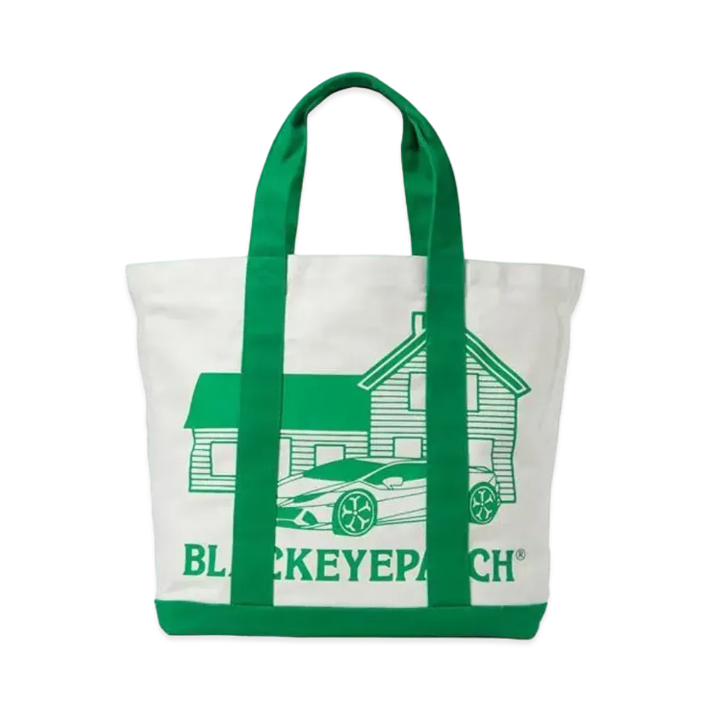 BlackEyePatch SECOND HOUSE TOTE BAG "Oatmeal"
