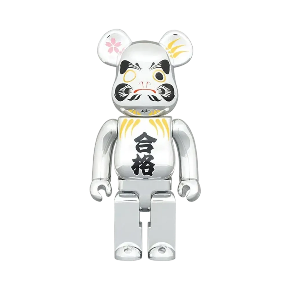 Bearbrick Daruma “GOUKAKU” Silver plated 400%