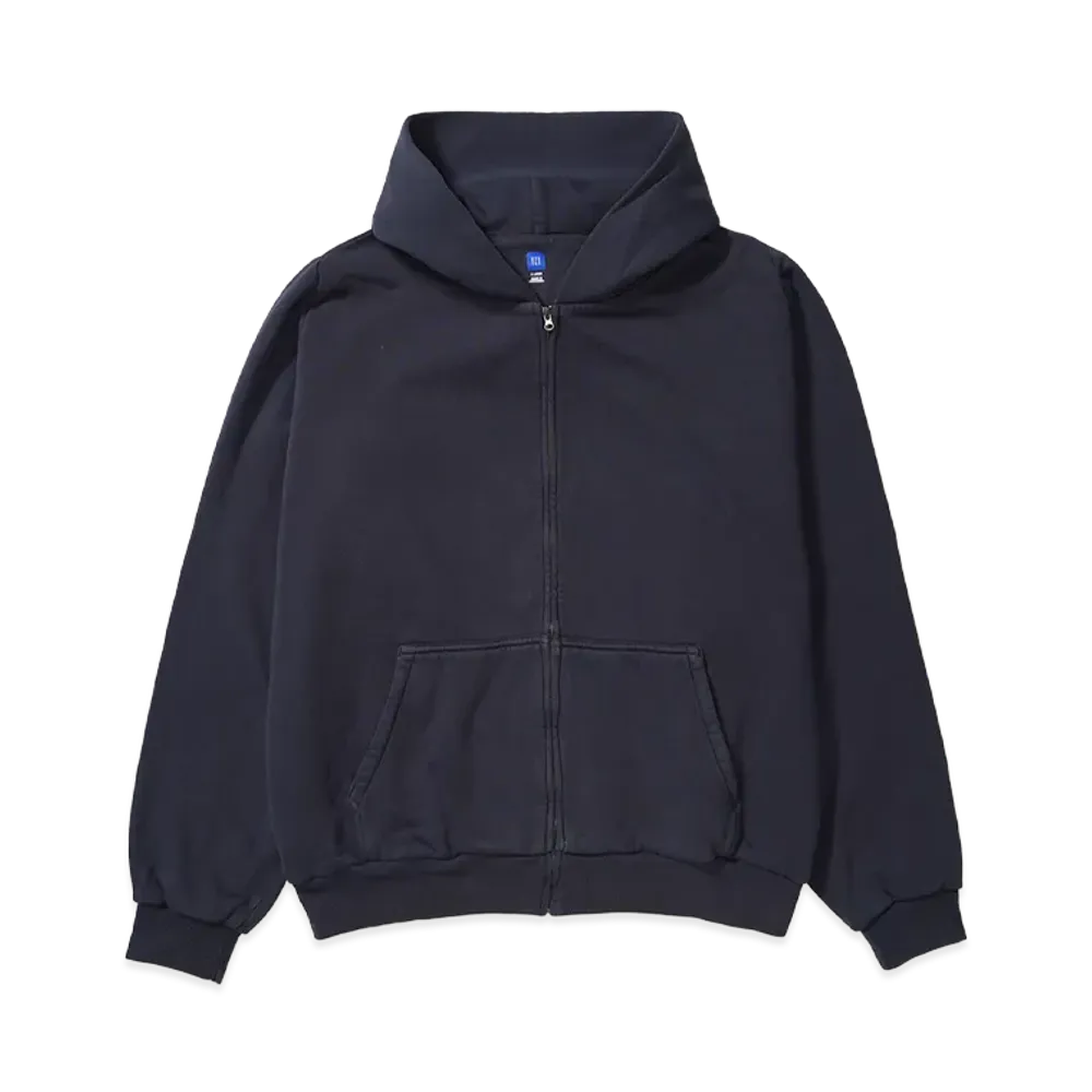 YEEZY GAP Doubleface Wide Silhouette Zip Up Sweat Hoodie 