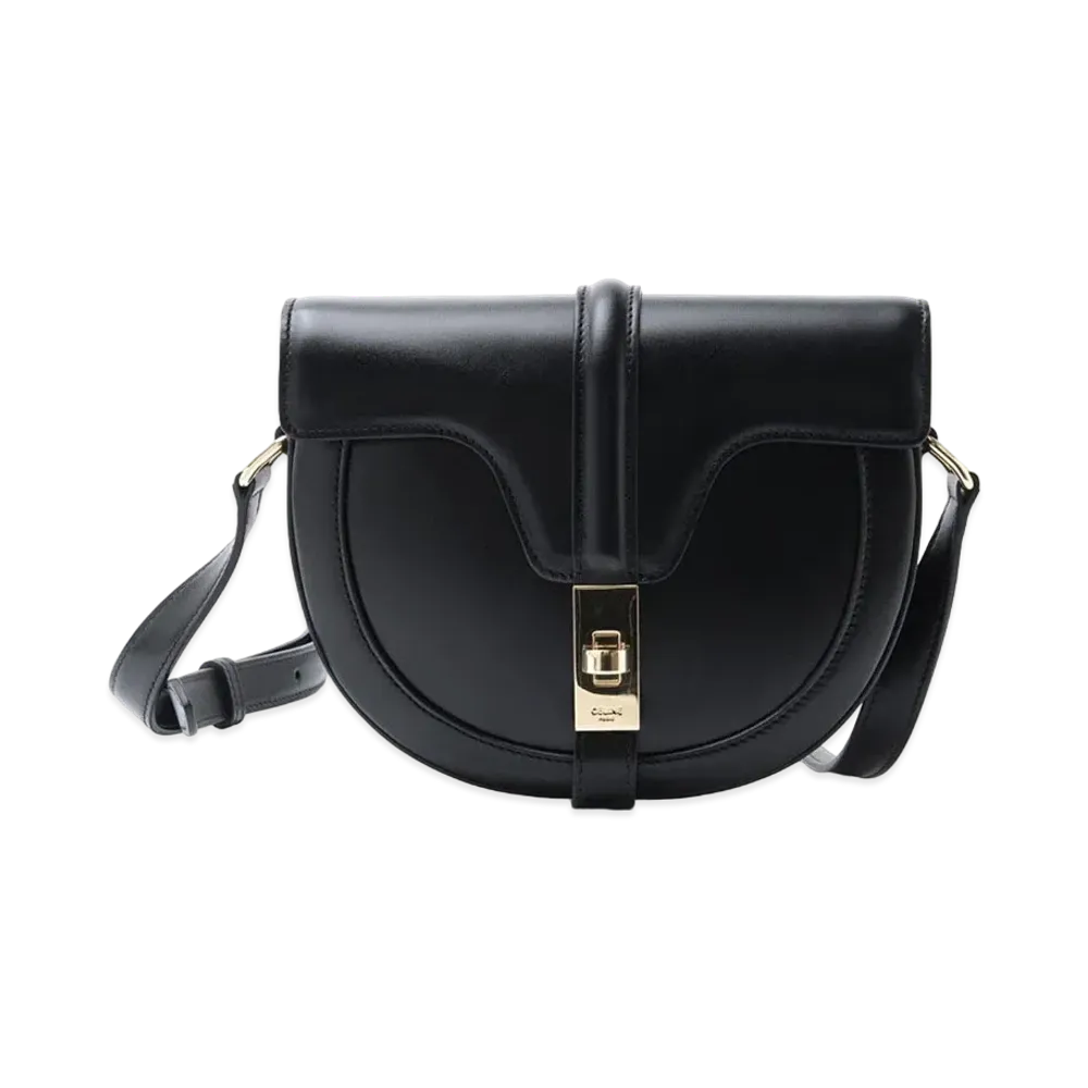 CELINE Small Besace 16 Shoulder Bag "Black"