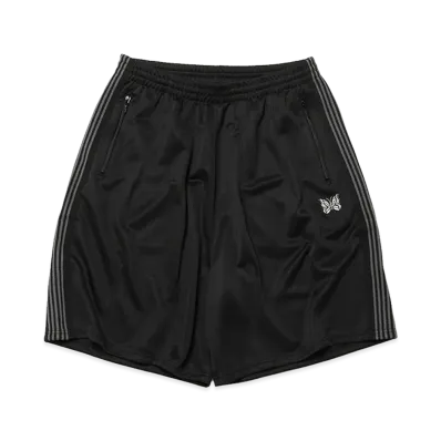 NEEDLES x LOFTMAN 50th H.D. Track Short Poly Smooth "Black"