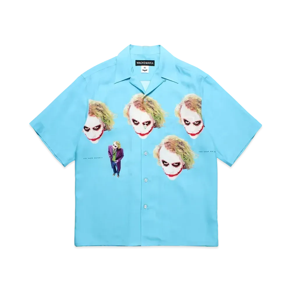 WACKO MARIA x The Dark Knight Trilogy Hawaiian Shirt "Blue"