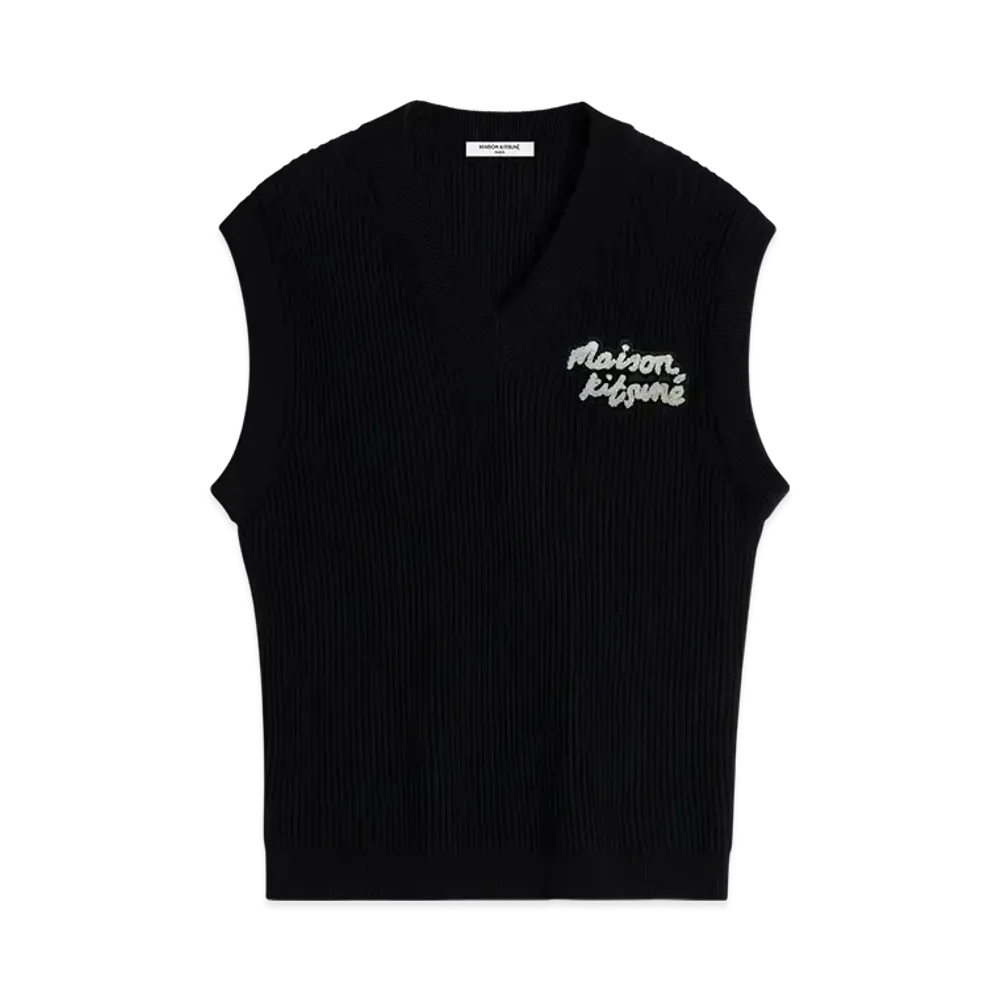 Maison Kitsune Handwriting Best "Black"