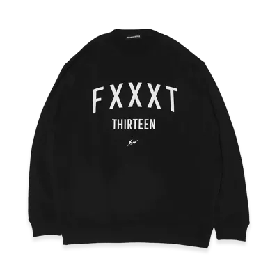 GOD SELECTION XXX x FRAGMENT 13th Anv FXXXT Sweatshirt GX-S26-13FCS-01 "Black"