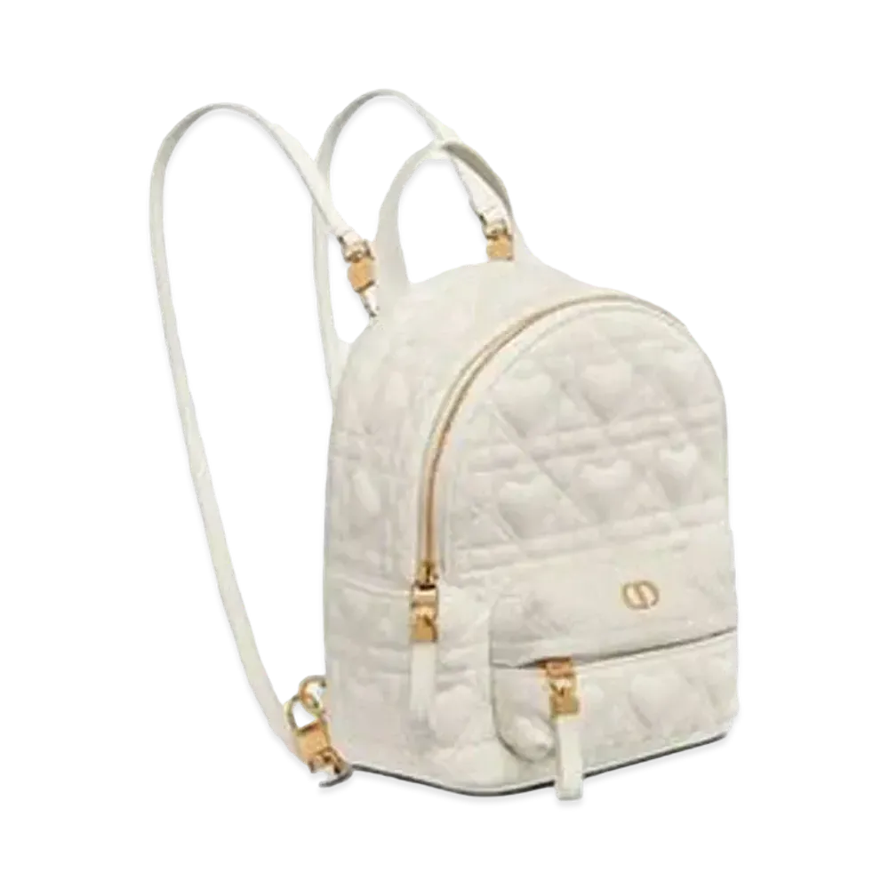 Dior Mini Dioramour Dior Backpack "White"