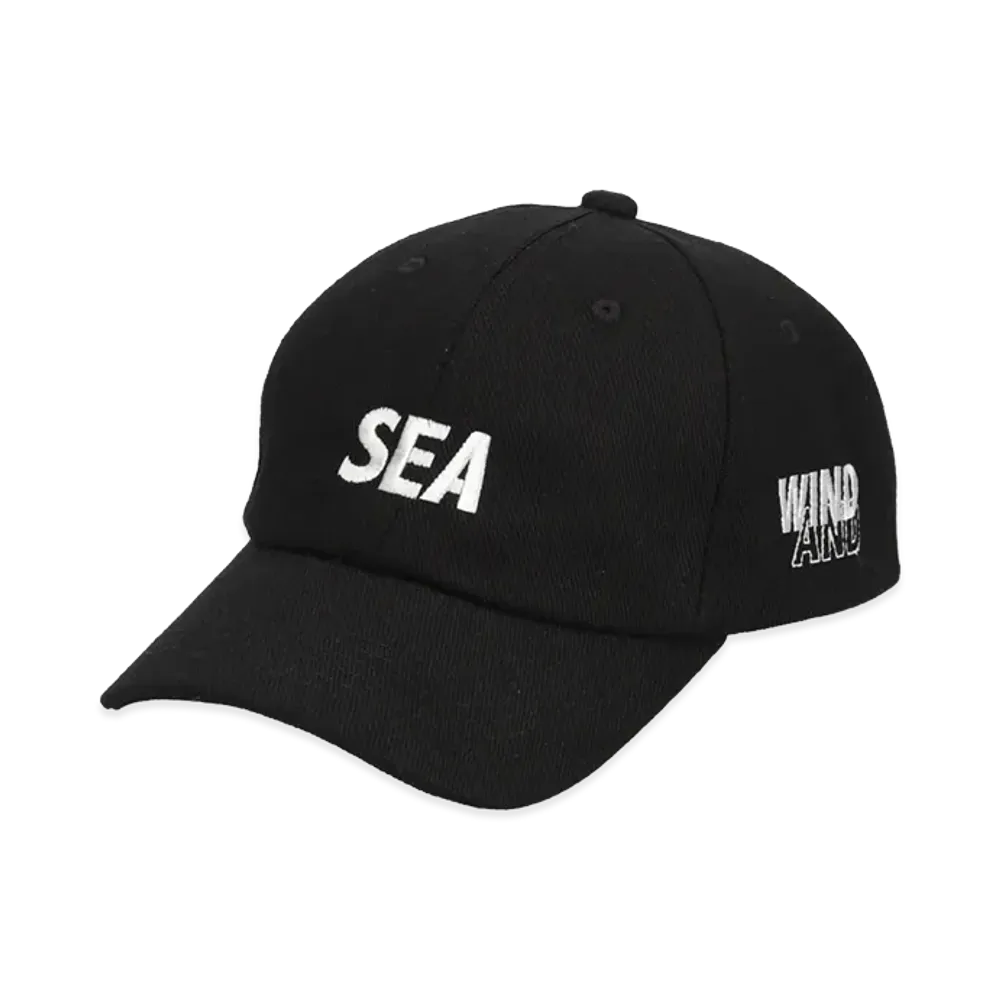 WIND AND SEA Logo Low Cap "Black"