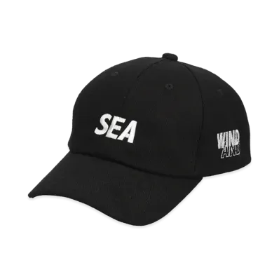 WIND AND SEA Logo Low Cap "Black"