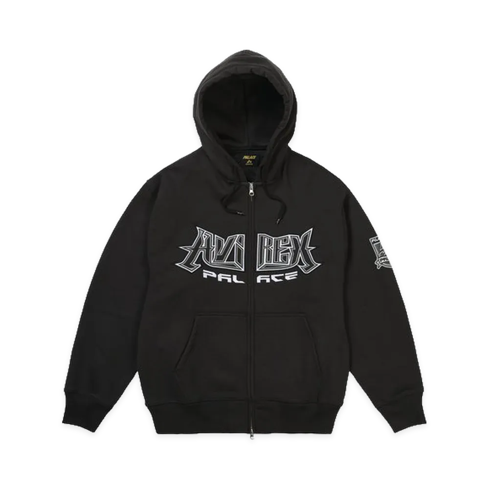 PALACE x AVIREX Zip Hood "Black"