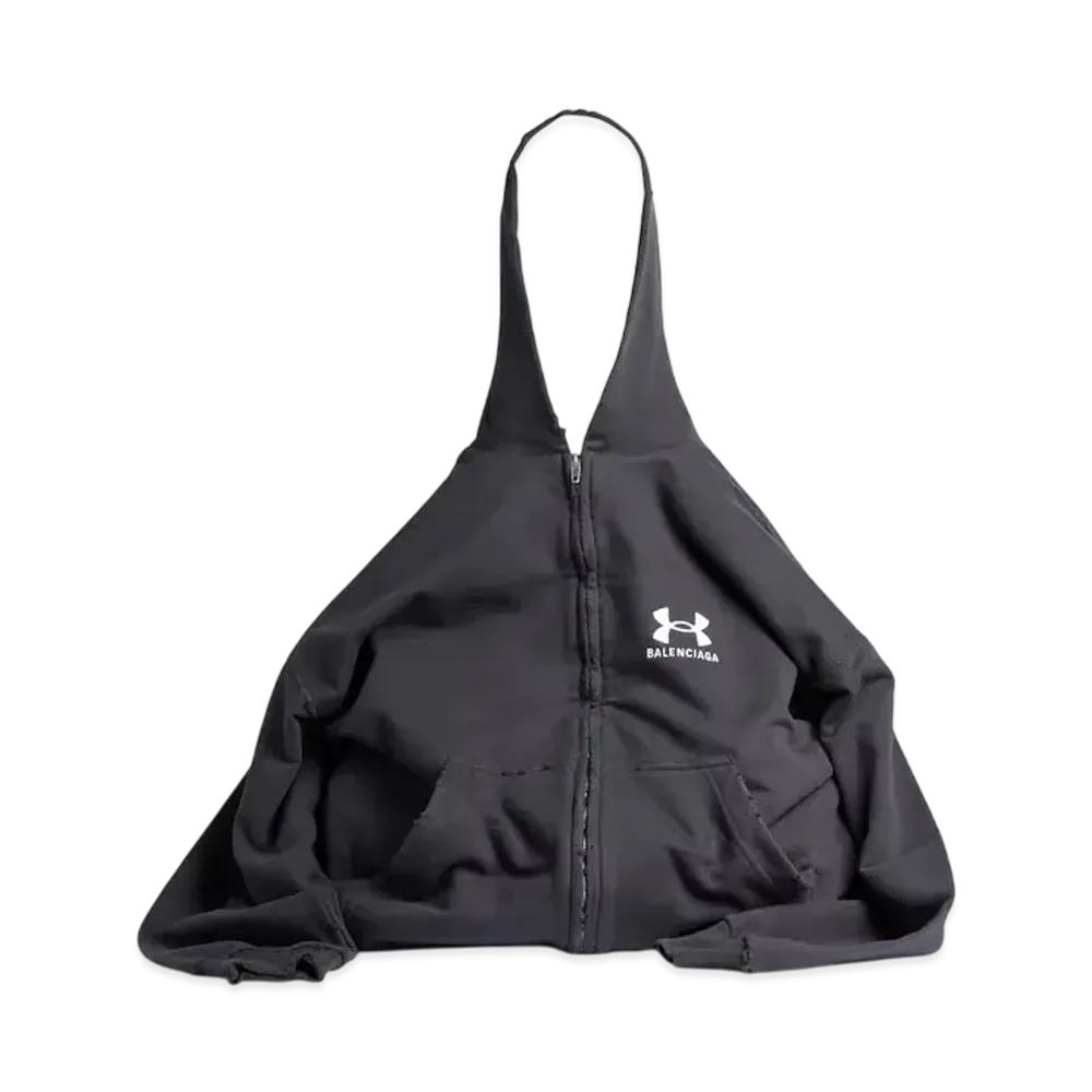 BALENCIAGA x Under Armour Hoodie Bag "Black/White"
