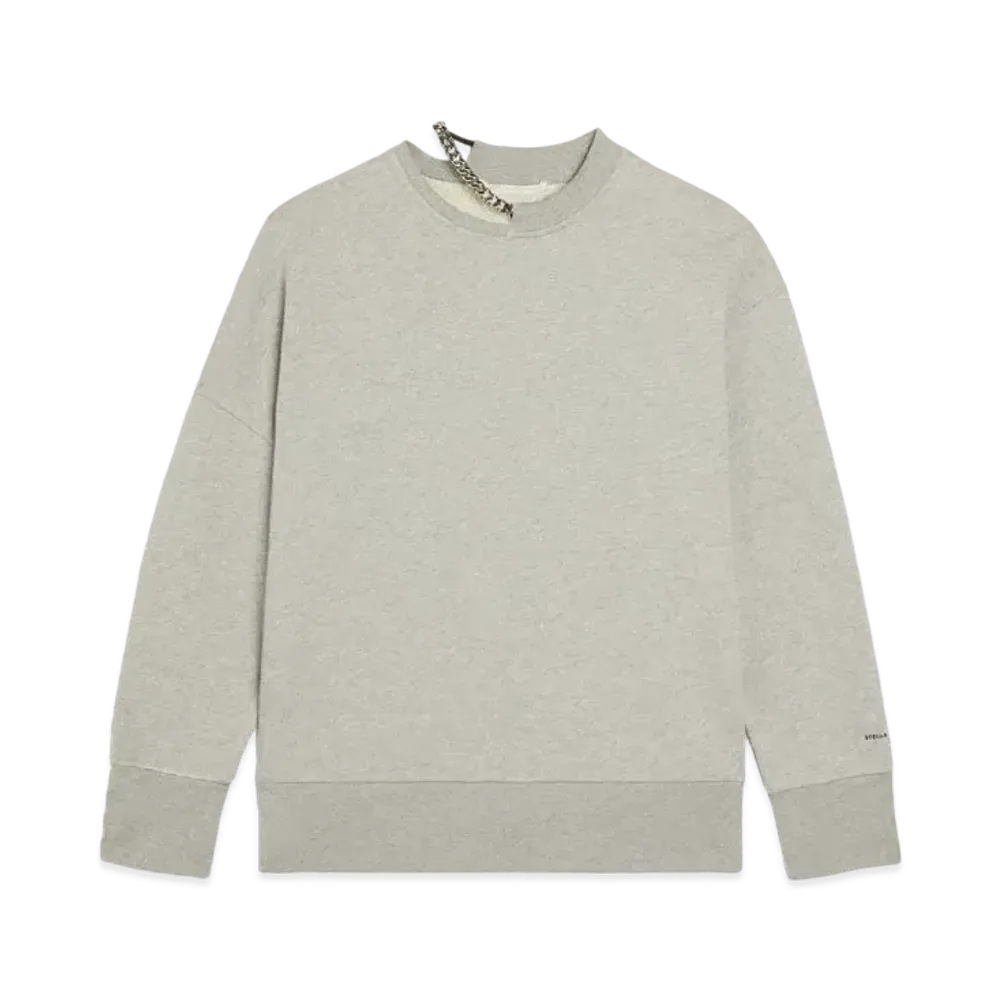 STELLA McCARTNEY Falabella Chain Sweatshirt "Light Heather Grey"