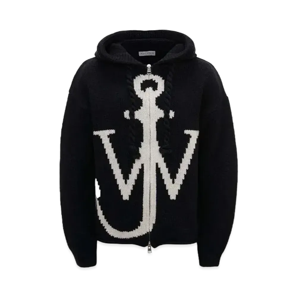 JW ANDERSON Zip Up Hoodie #1 "Navy"
