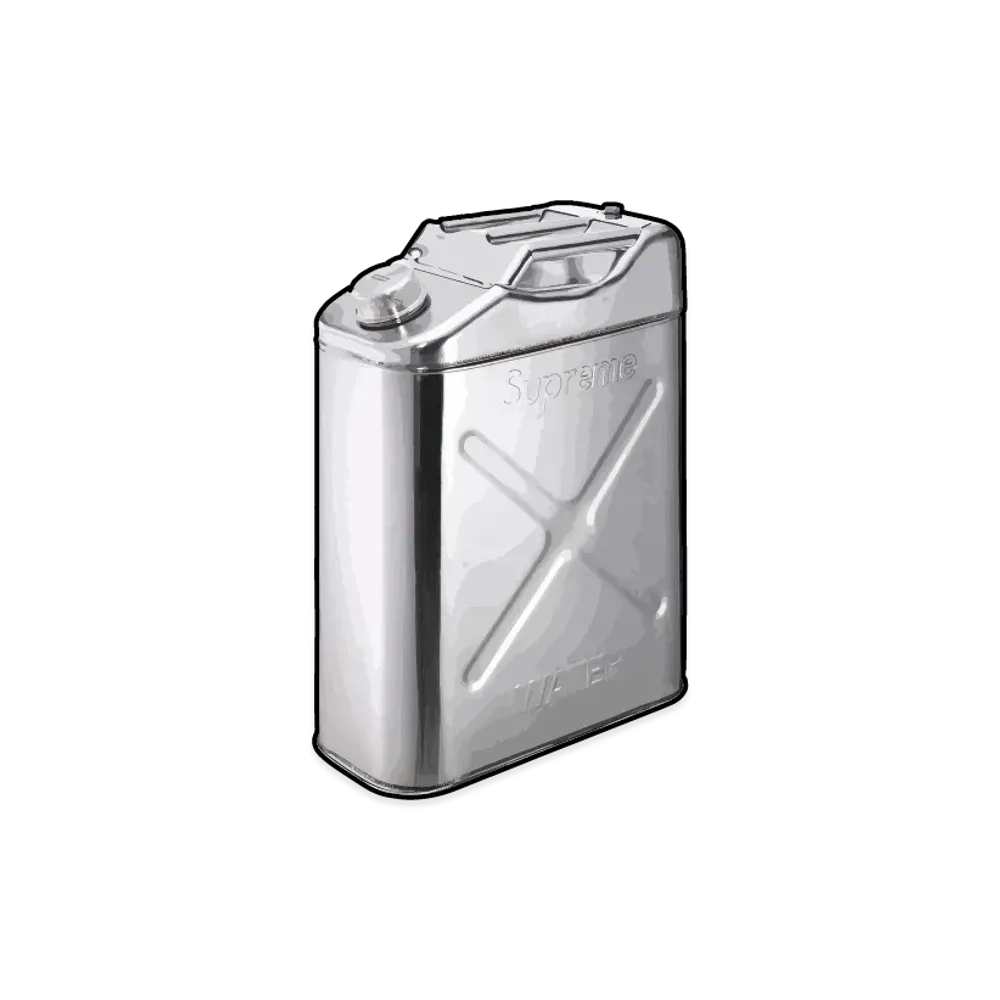 Supreme Swiss Link Stainless Steel 20L Water Can "Silver"