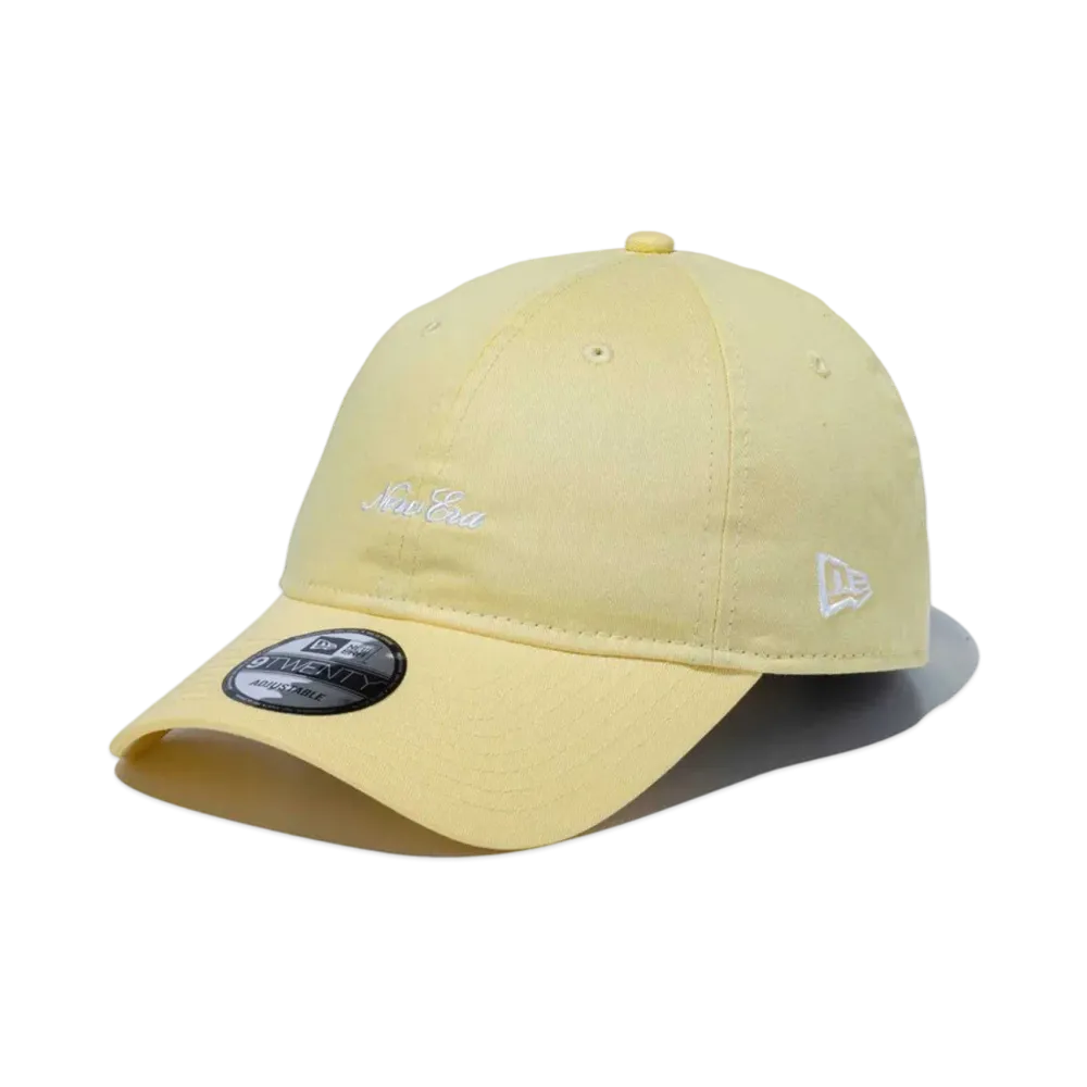 NEW ERA 9Twenty Color Variation Script Logo "Baby Yellow"
