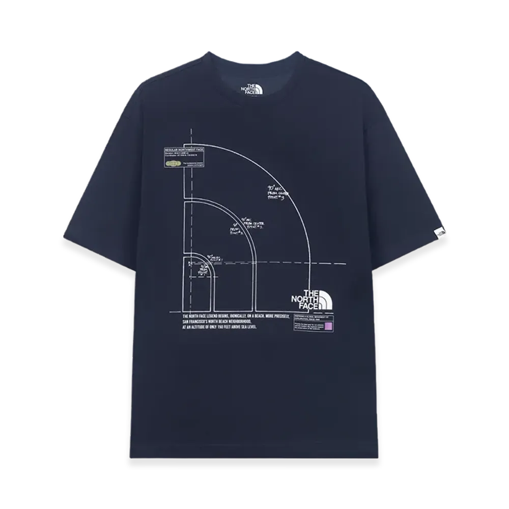 The North Face Dome Logo S/S Round T-Shirt - 25SS "Dark Navy"