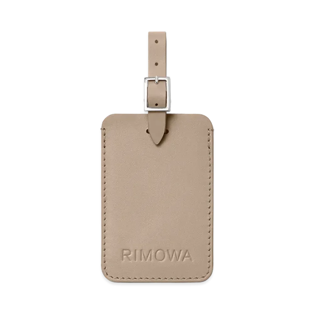 RIMOWA Suitcase Luggage Tag "Taupe Beige"