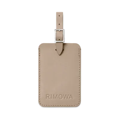 RIMOWA Suitcase Luggage Tag "Taupe Beige"