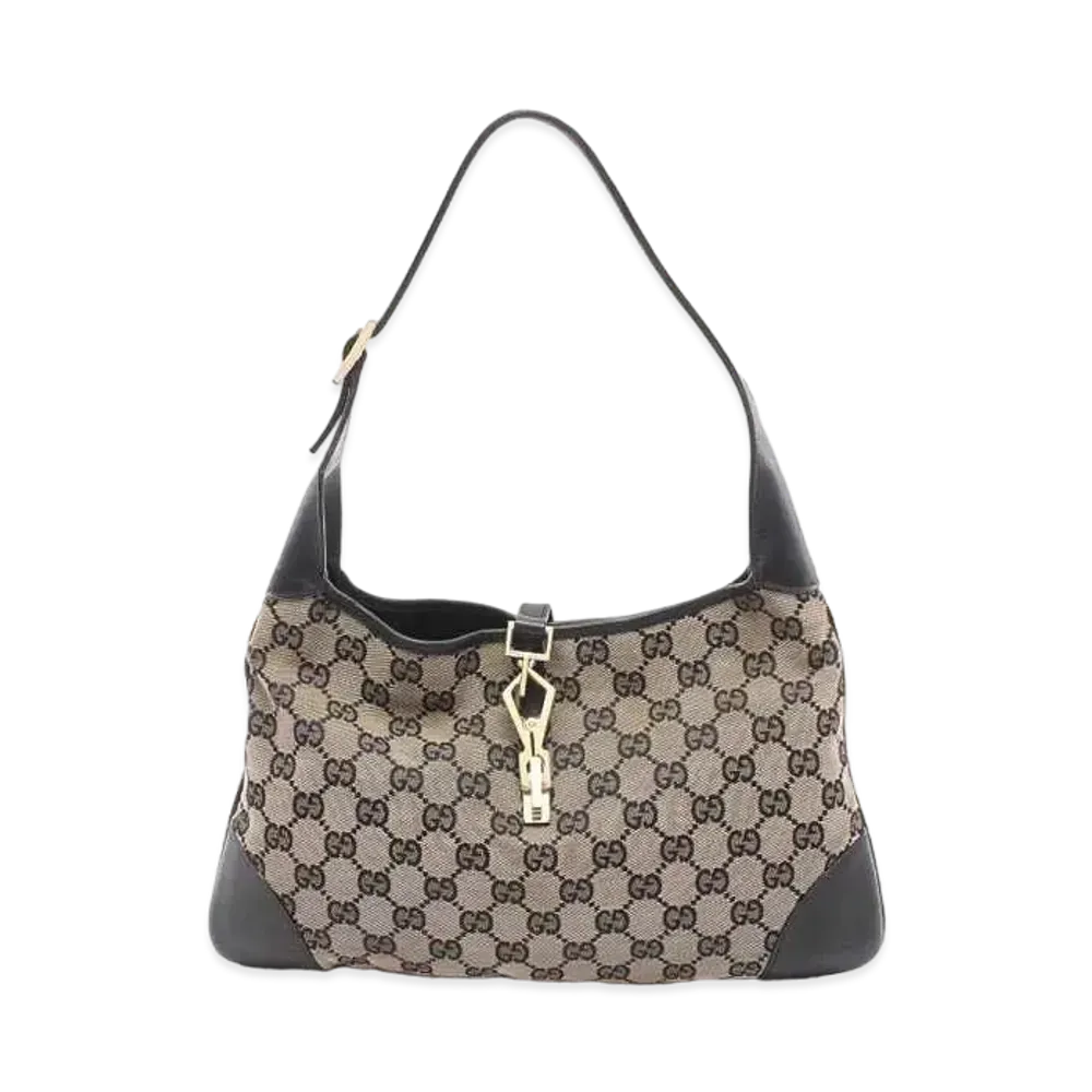 GUCCI Kandinsky GG Canvas Shoulder Bag "Black"