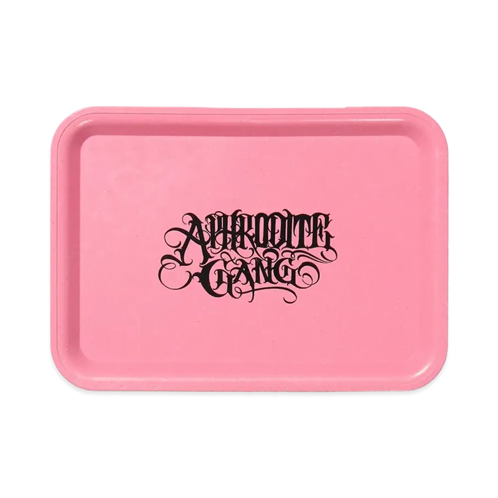 APHRODITEGANG Classic Logo Rolling Tray "Pink"