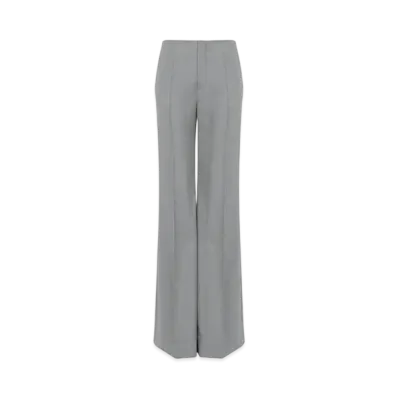Chloe Flare Pants In Wool Grain De Poudre ""