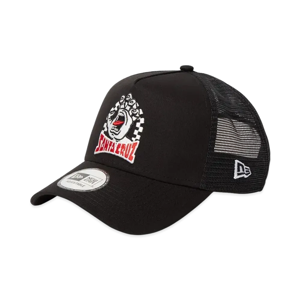 NEW ERA x SANTA CRUZ Skateboards 9Forty A-Frame Tracker Screaming Hand "Black"