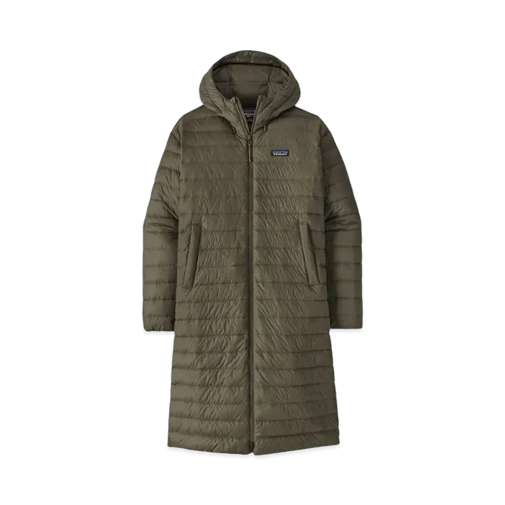 Patagonia Women's Recycled Down Sweater Parka "Needle Green"