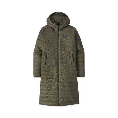 Patagonia Women's Recycled Down Sweater Parka "Needle Green"
