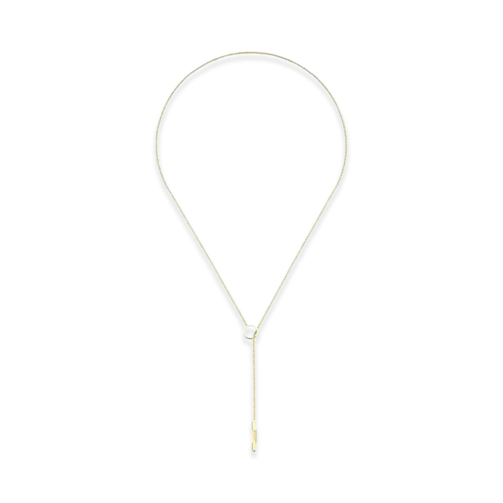 GUCCI Link To Love Lariat Necklace "Gold"